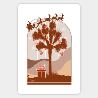 Desert Christmas Sticker